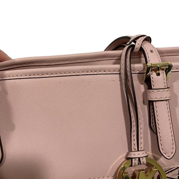 Michael Kors Jet Set Medium Saffiano Leather Tote Pink - Picture 5 of 12